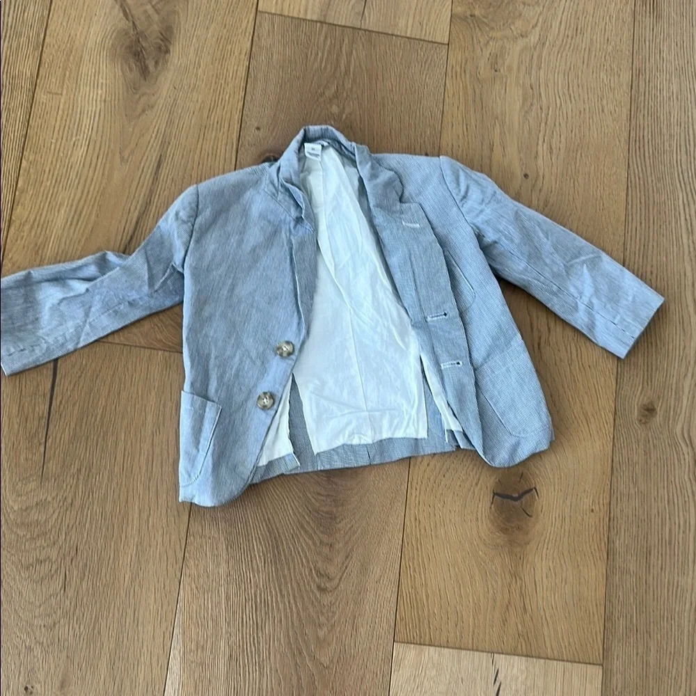 hartstrings striped blue Kids Blazer 3T